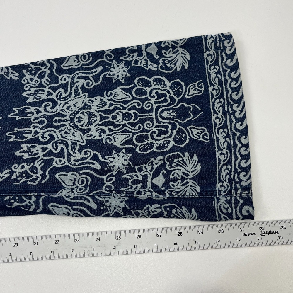 We The Free Free People Journey Flare Pants 27 Bandana Print Boho Festival - Picture 10 of 16